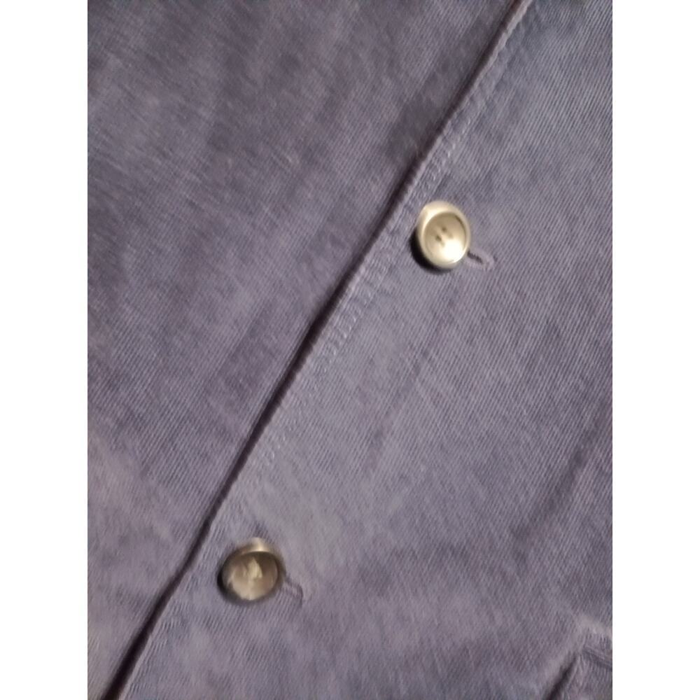 Gap Blazer Mens Large Blue Corduroy Jacket 3 Button Sport Coat Lined Preppy Work - Picture 6 of 6